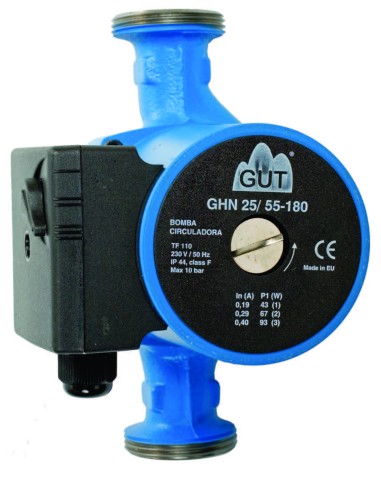 Bomba circuladora GUT calefacción y climatización GHN 25