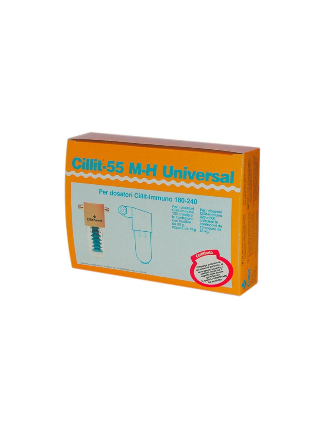 Caja anti-incrustante Cillit-55 M/H (5412.03). Caja 2x350