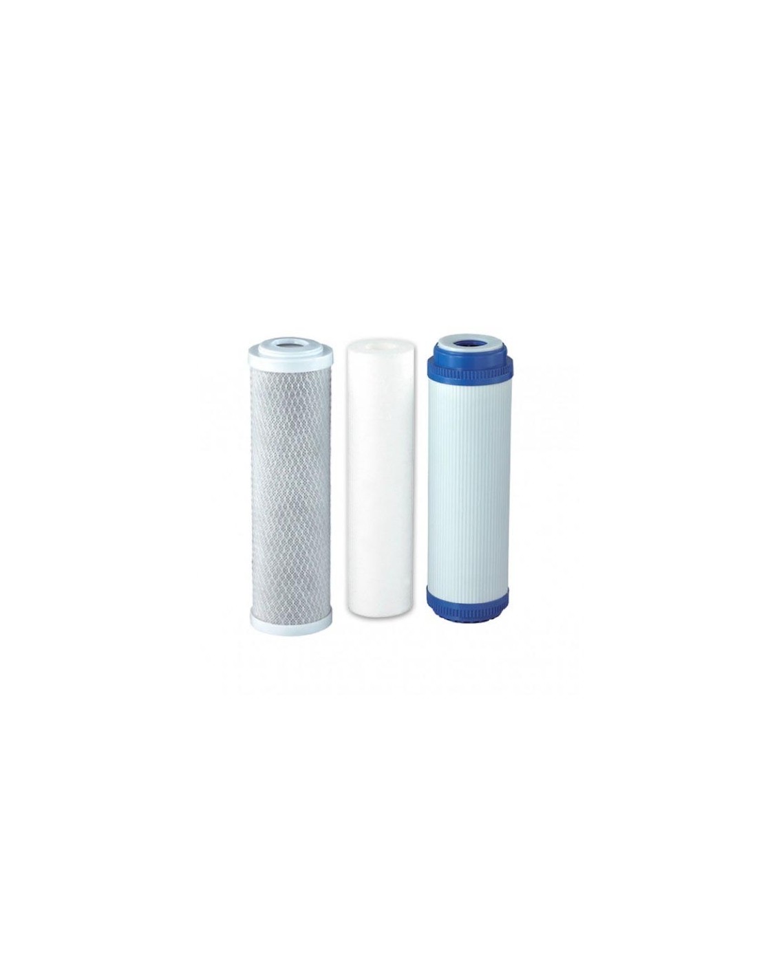 Pack 3 unidades filtro de agua para ducha blanco