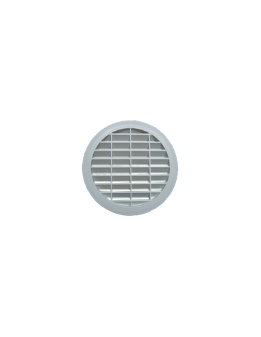 Rejilla ventilación de PVC redonda con marco de 15 cm