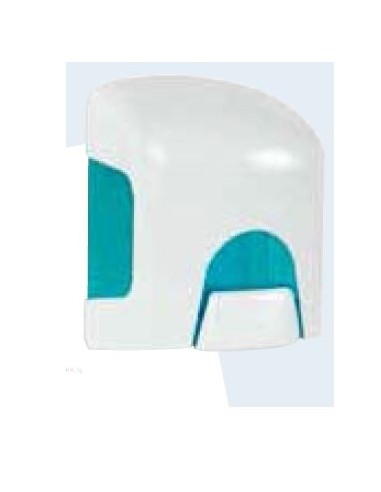 Dispensador jabón 1000 ABS blanco/azul Timblau para baños minusválidos