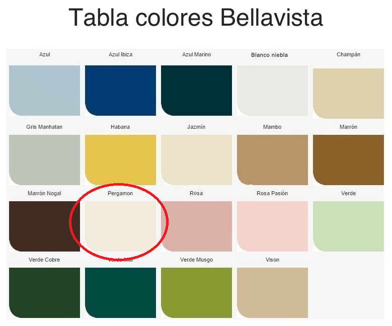 Color Bellavista Pergamón